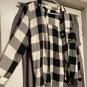 Black & white flannel